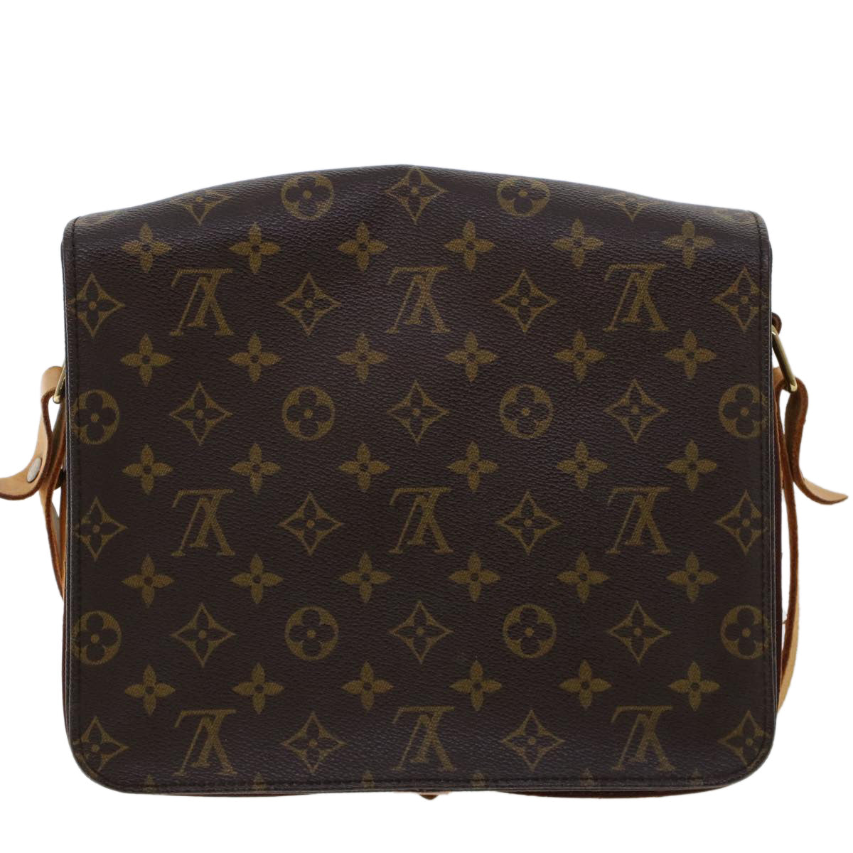 LOUIS VUITTON Monogram Cartouchiere MM Shoulder Bag M51253 LV rd5290
