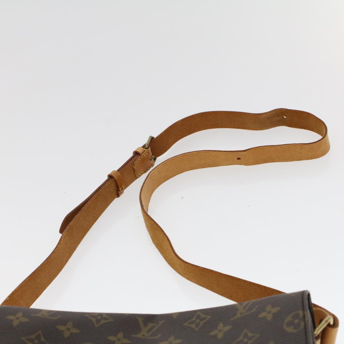LOUIS VUITTON Monogram Cartouchiere MM Shoulder Bag M51253 LV rd5290