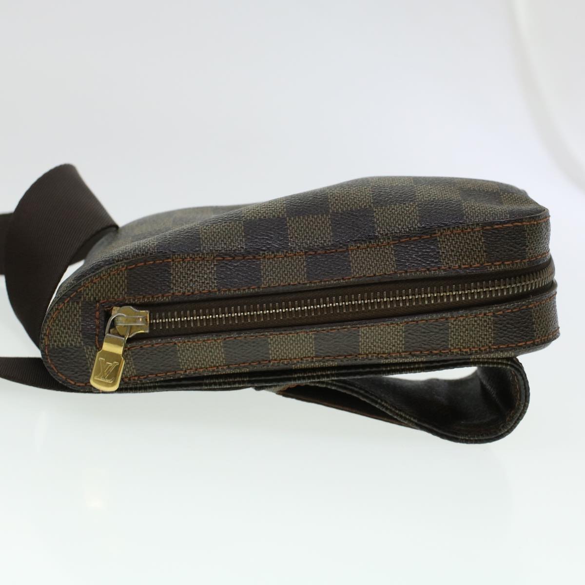 LOUIS VUITTON Damier Ebene Geronimos Shoulder Bag N51994 LV rd5292