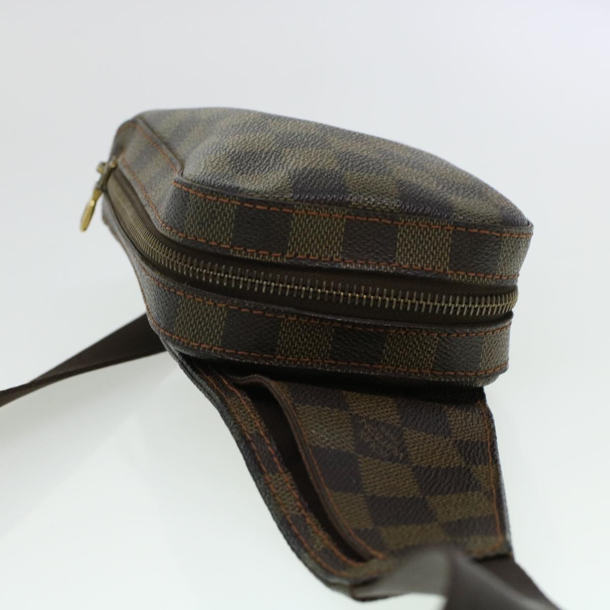 LOUIS VUITTON Damier Ebene Geronimos Shoulder Bag N51994 LV rd5292
