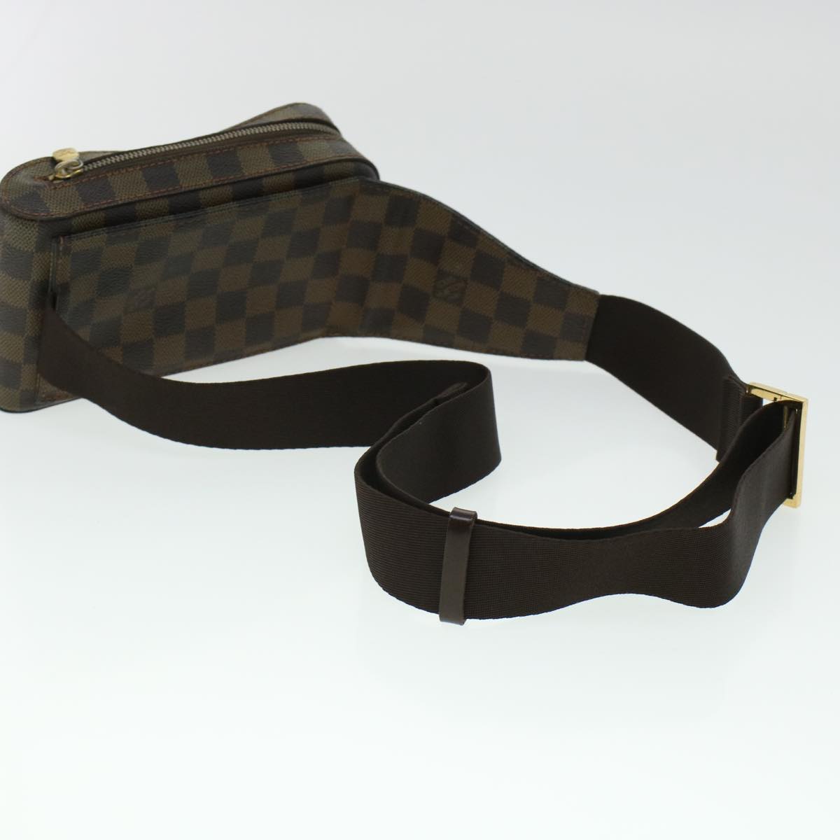 LOUIS VUITTON Damier Ebene Geronimos Shoulder Bag N51994 LV rd5292