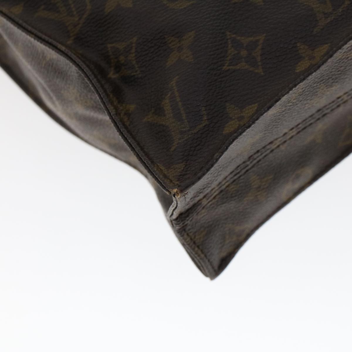 LOUIS VUITTON Monogram Sac Plat Hand Bag M51140 LV rd5293