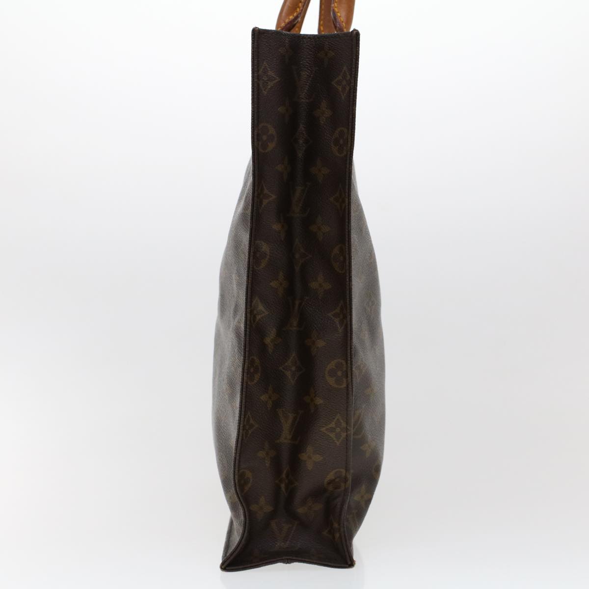 LOUIS VUITTON Monogram Sac Plat Hand Bag M51140 LV rd5293