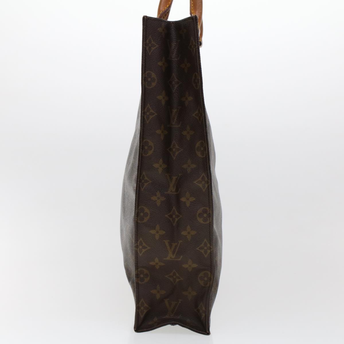LOUIS VUITTON Monogram Sac Plat Hand Bag M51140 LV rd5293
