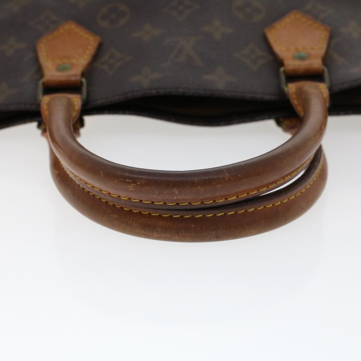 LOUIS VUITTON Monogram Sac Plat Hand Bag M51140 LV rd5293