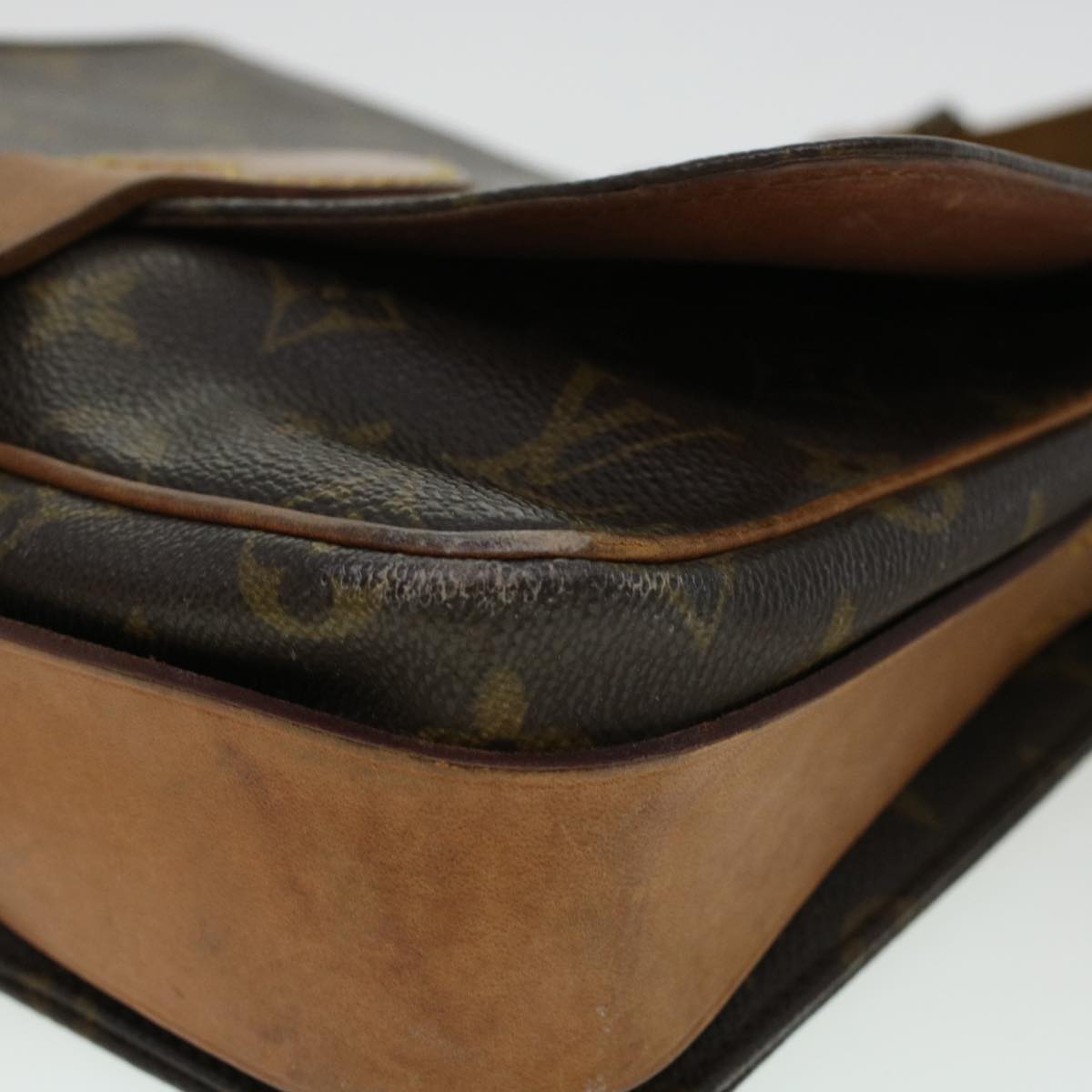 LOUIS VUITTON Monogram Cartouchiere PM Shoulder Bag M51254 LV rd5298