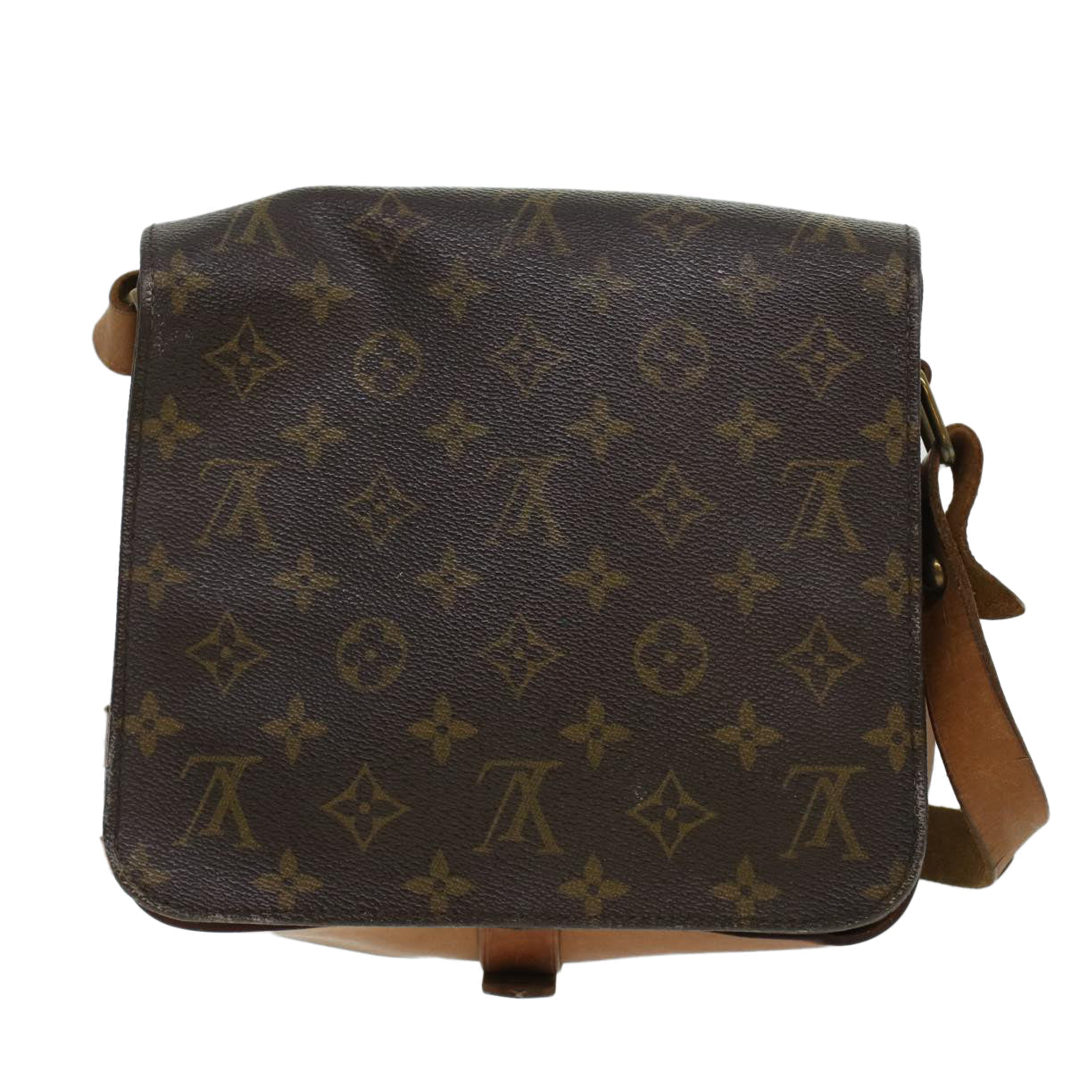 LOUIS VUITTON Monogram Cartouchiere PM Shoulder Bag M51254 LV rd5298