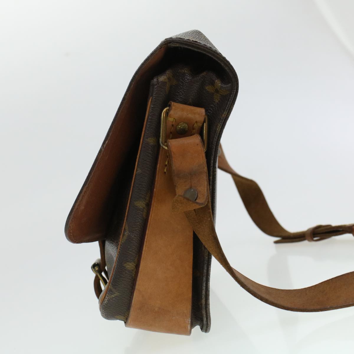 LOUIS VUITTON Monogram Cartouchiere PM Shoulder Bag M51254 LV rd5298