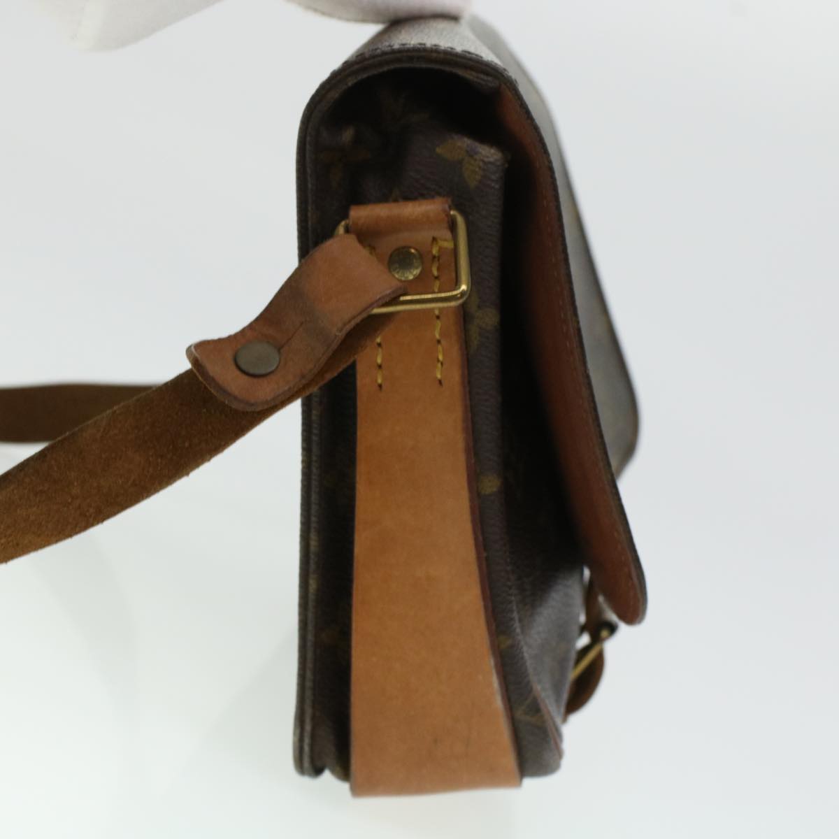 LOUIS VUITTON Monogram Cartouchiere PM Shoulder Bag M51254 LV rd5298