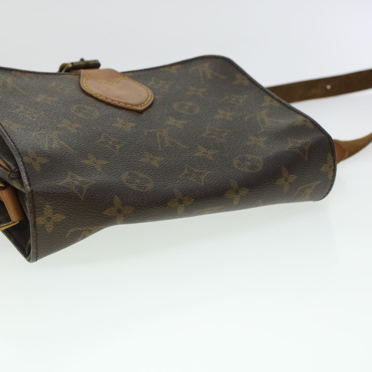 LOUIS VUITTON Monogram Cartouchiere PM Shoulder Bag M51254 LV rd5298