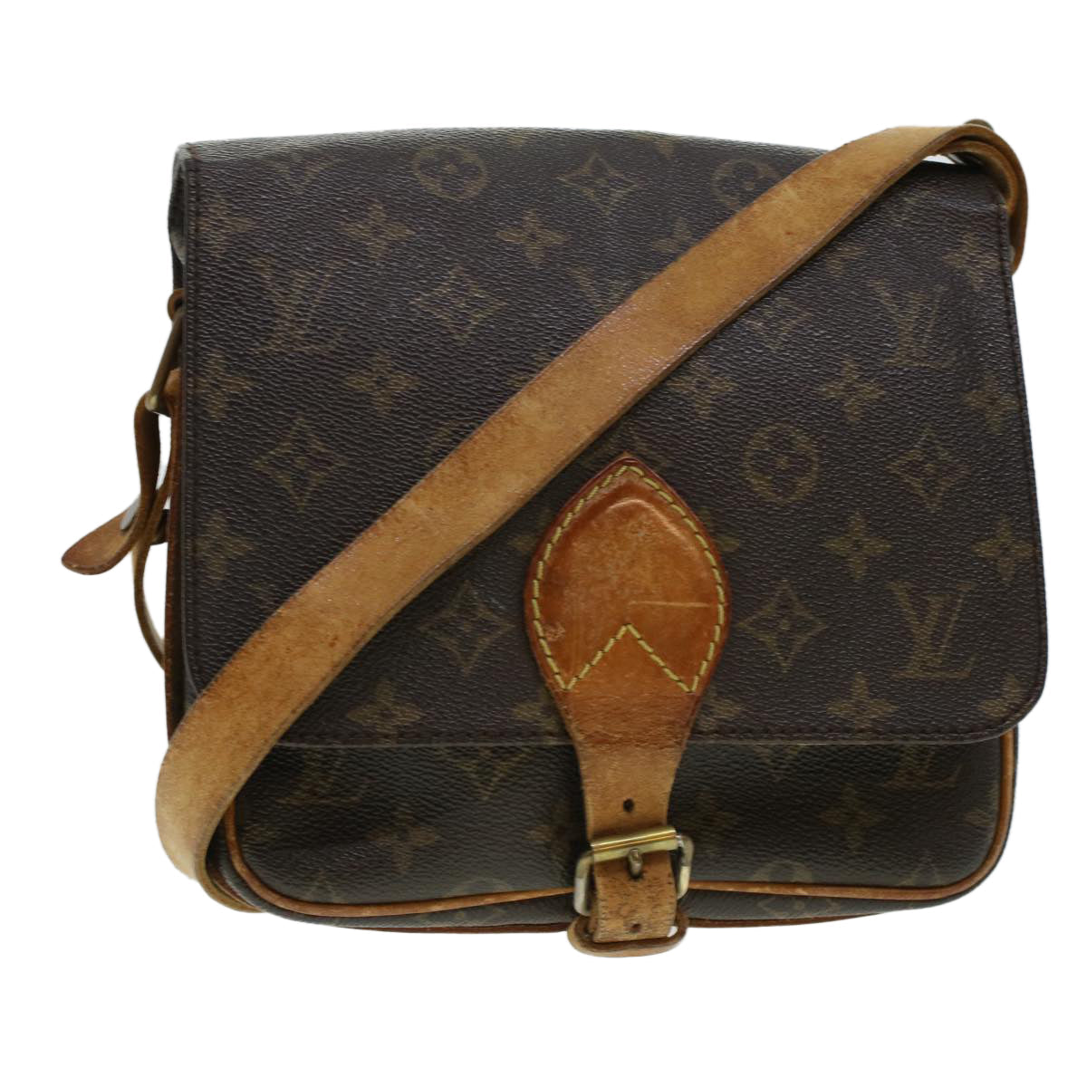 LOUIS VUITTON Monogram Cartouchiere PM Shoulder Bag M51254 LV rd5303