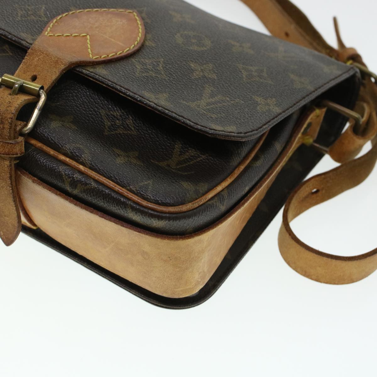 LOUIS VUITTON Monogram Cartouchiere PM Shoulder Bag M51254 LV rd5303