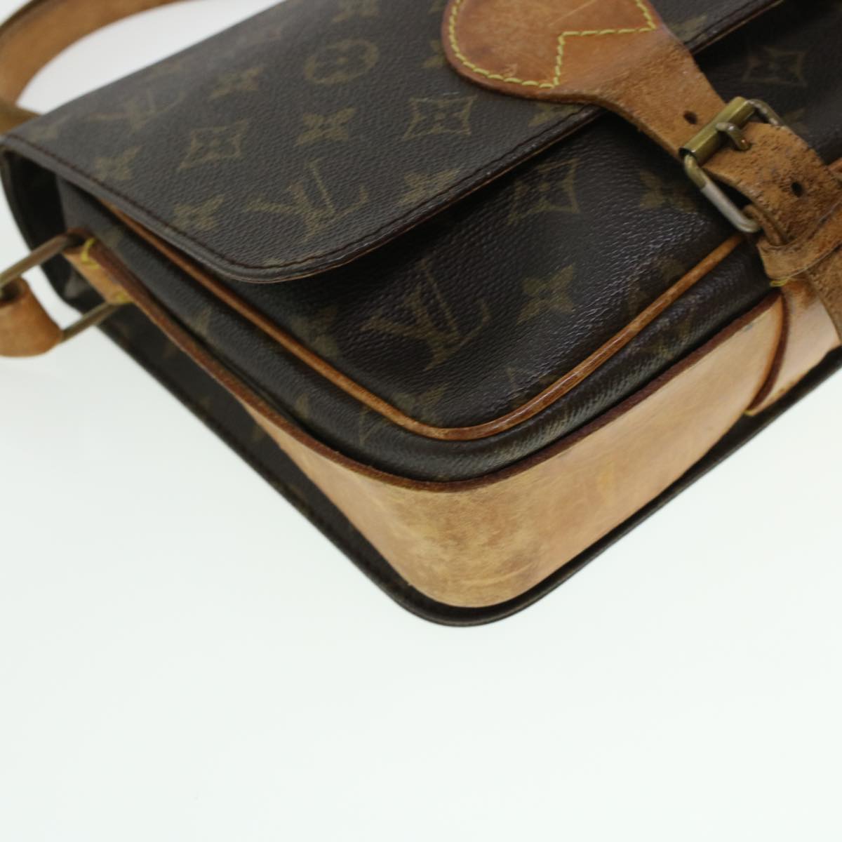 LOUIS VUITTON Monogram Cartouchiere PM Shoulder Bag M51254 LV rd5303