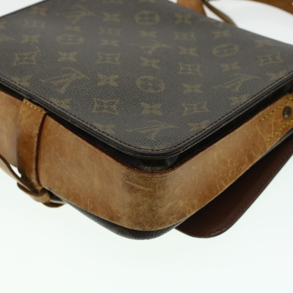 LOUIS VUITTON Monogram Cartouchiere PM Shoulder Bag M51254 LV rd5303