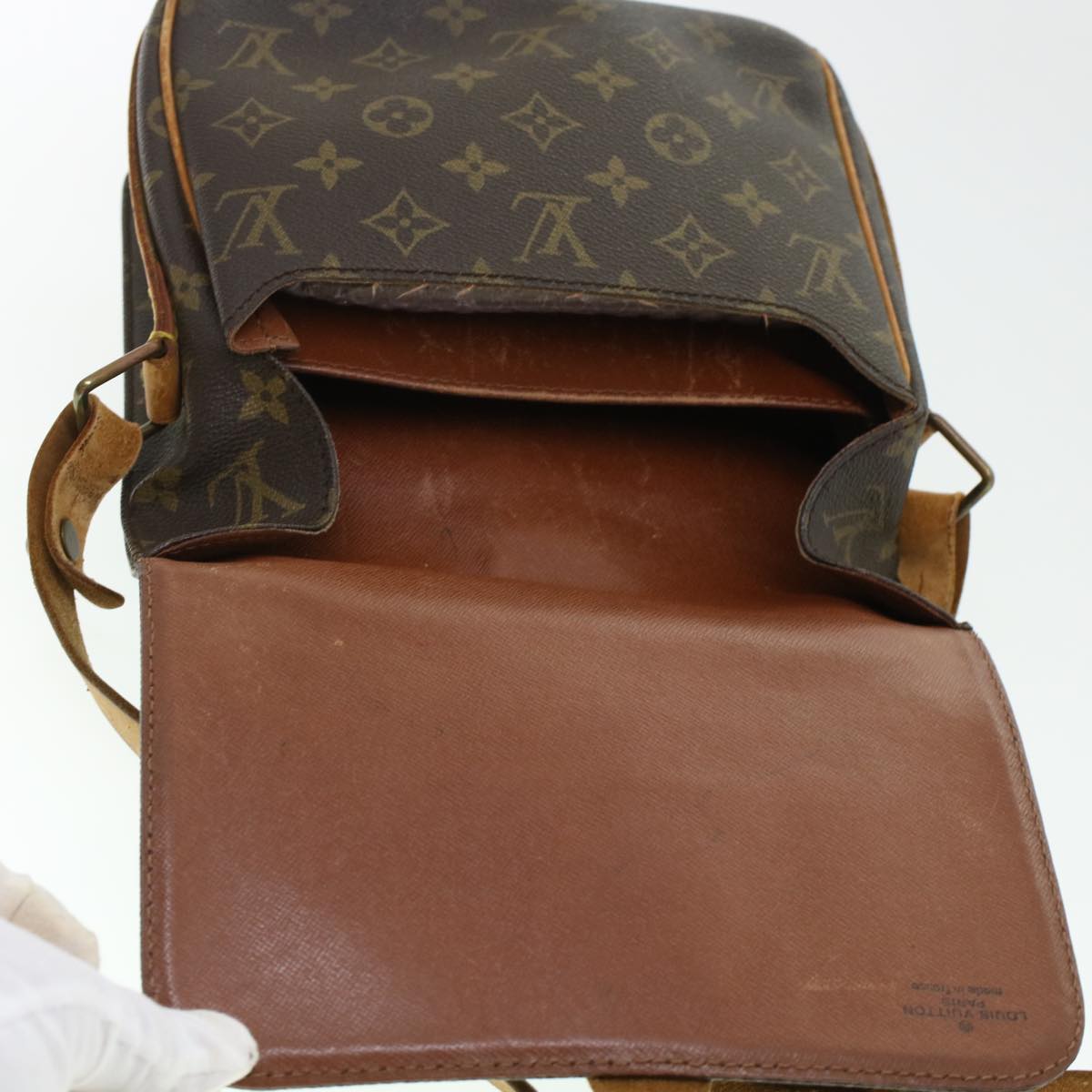LOUIS VUITTON Monogram Cartouchiere PM Shoulder Bag M51254 LV rd5303