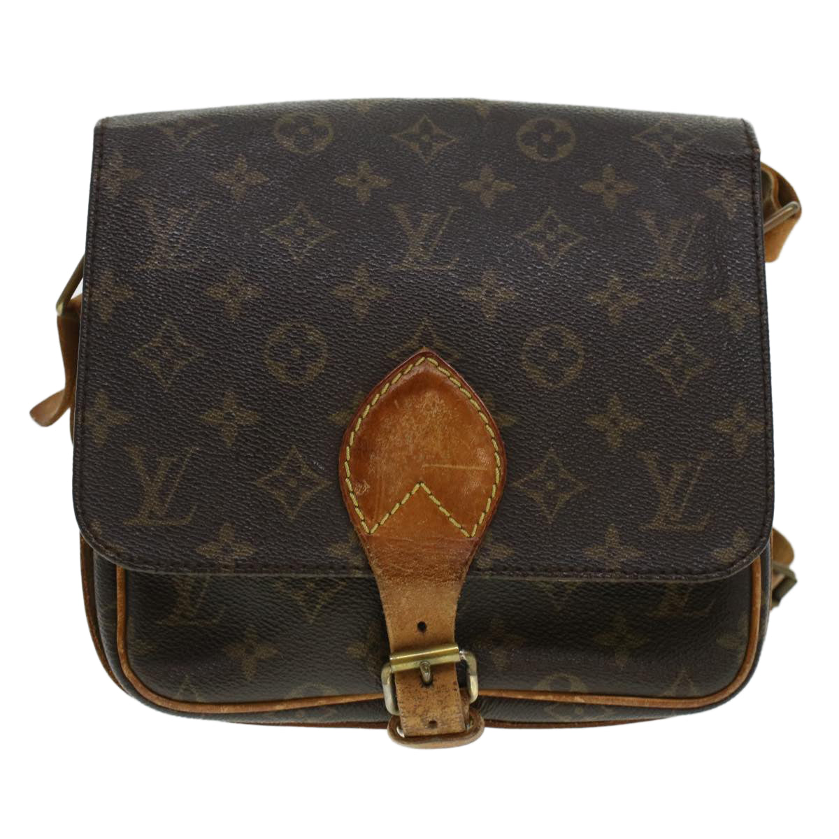 LOUIS VUITTON Monogram Cartouchiere PM Shoulder Bag M51254 LV rd5303