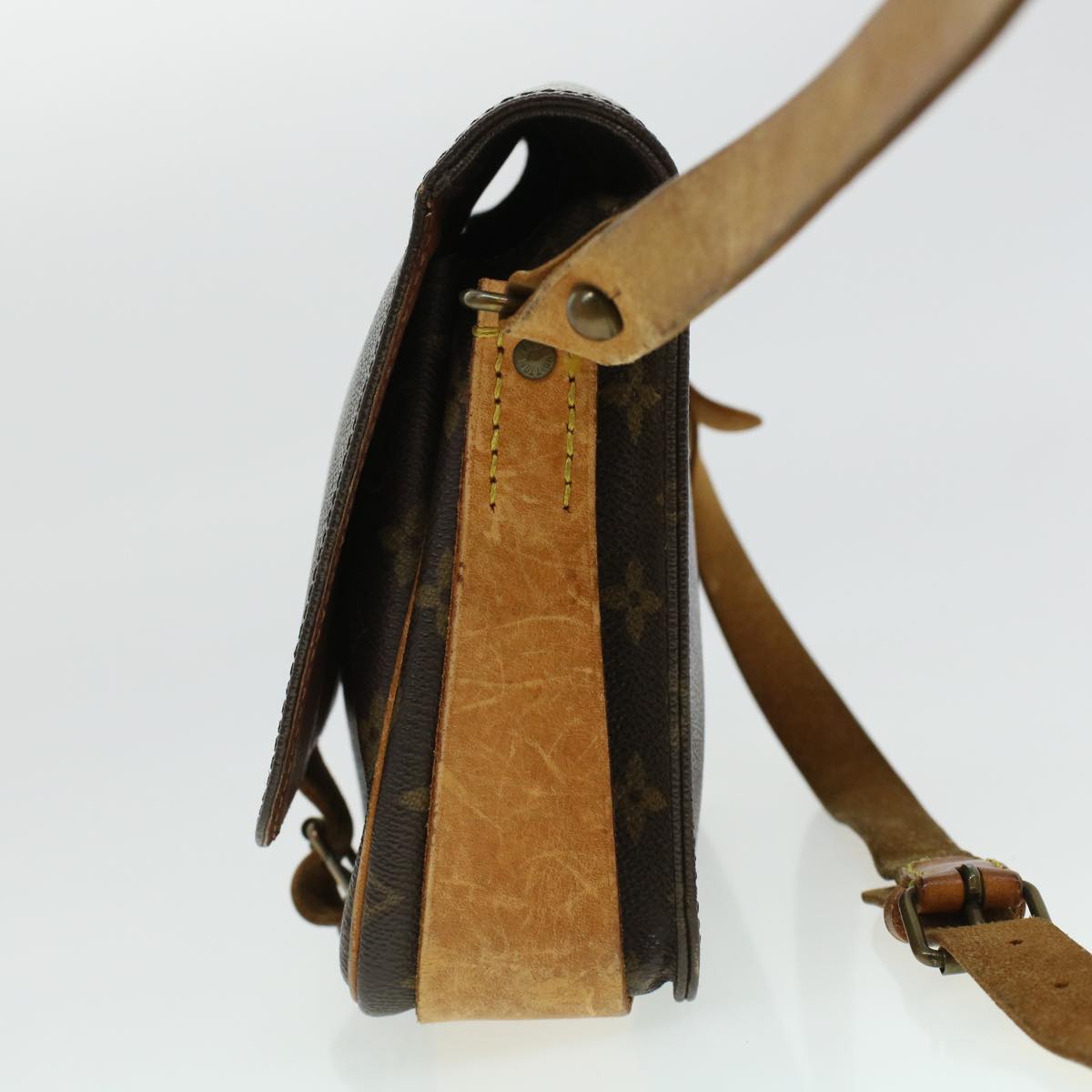 LOUIS VUITTON Monogram Cartouchiere PM Shoulder Bag M51254 LV rd5303