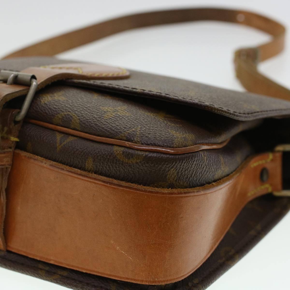 LOUIS VUITTON Monogram Cartouchiere PM Shoulder Bag M51254 LV rd5306