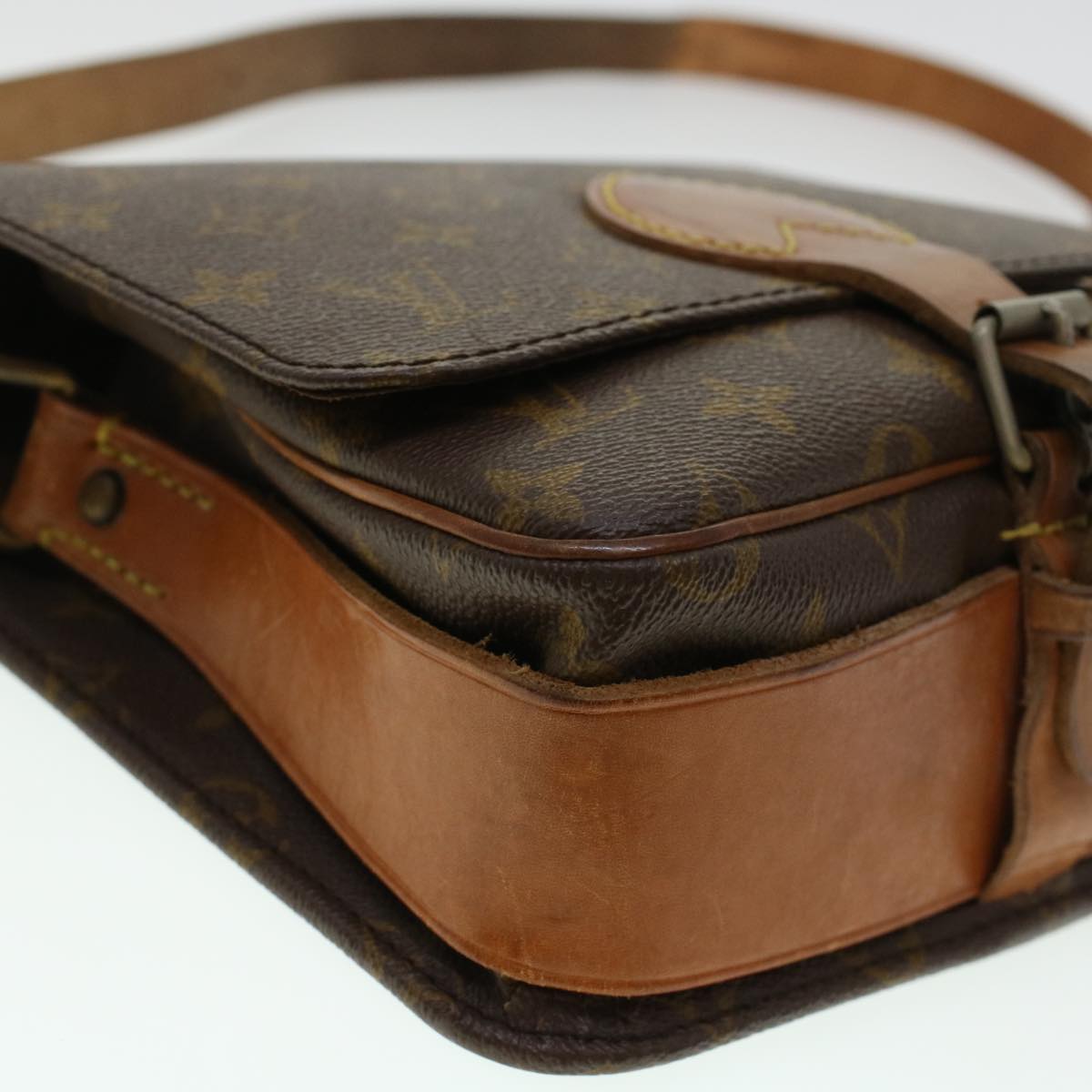 LOUIS VUITTON Monogram Cartouchiere PM Shoulder Bag M51254 LV rd5306