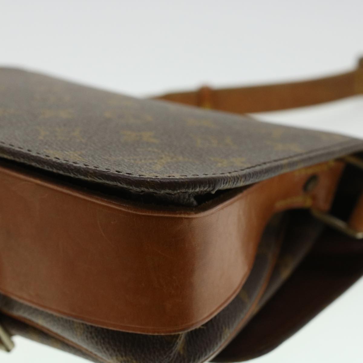LOUIS VUITTON Monogram Cartouchiere PM Shoulder Bag M51254 LV rd5306