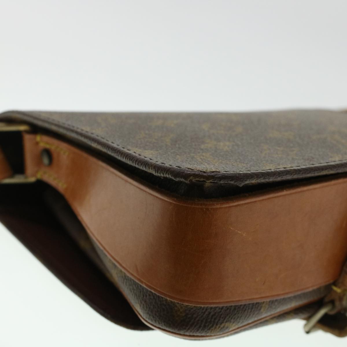 LOUIS VUITTON Monogram Cartouchiere PM Shoulder Bag M51254 LV rd5306