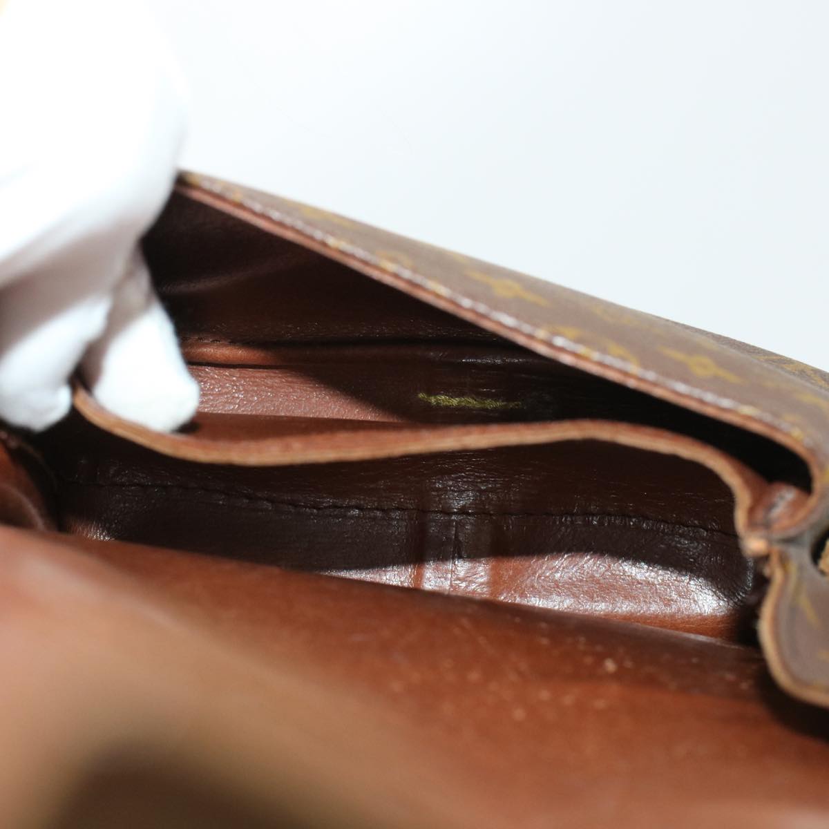 LOUIS VUITTON Monogram Cartouchiere PM Shoulder Bag M51254 LV rd5306