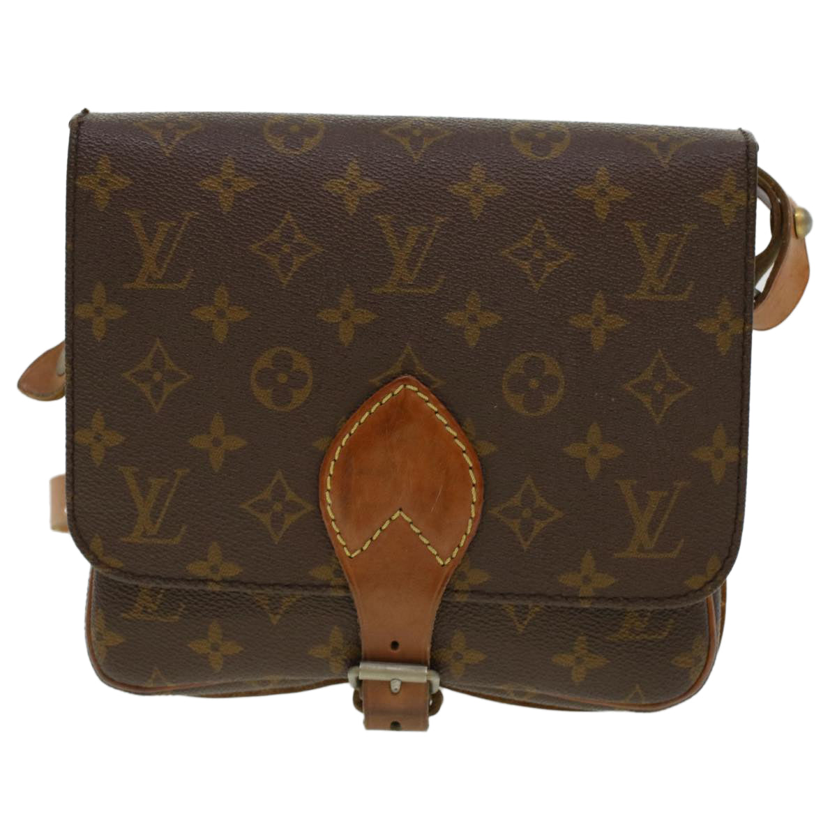 LOUIS VUITTON Monogram Cartouchiere PM Shoulder Bag M51254 LV rd5306