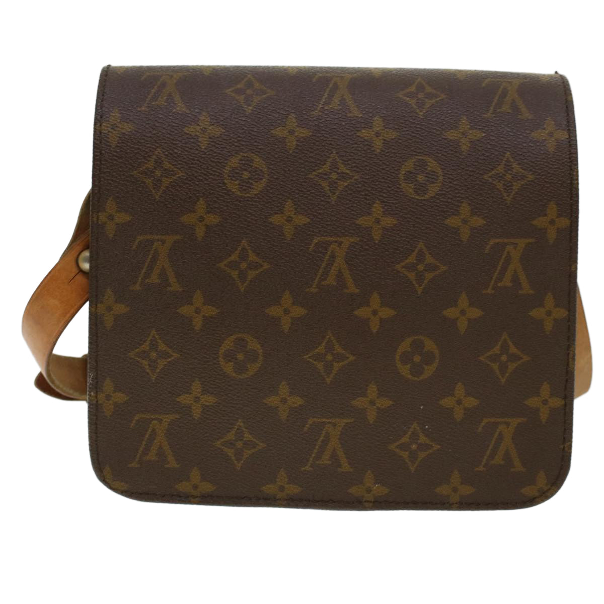 LOUIS VUITTON Monogram Cartouchiere PM Shoulder Bag M51254 LV rd5306
