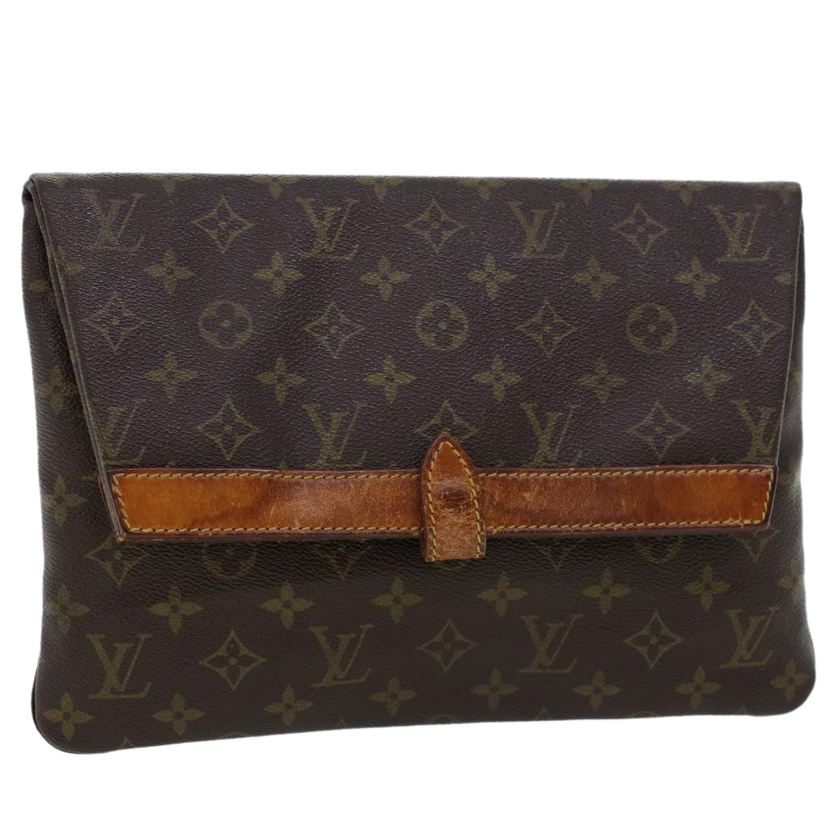 LOUIS VUITTON Monogram Pochette Priant Business Bag M51805 LV rd5311