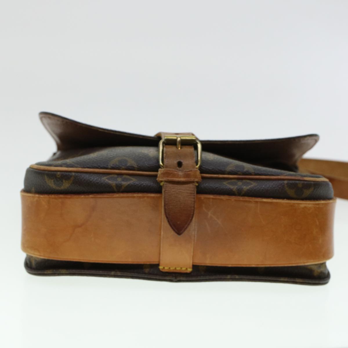 LOUIS VUITTON Monogram Cartouchiere MM Shoulder Bag M51253 LV rd5313