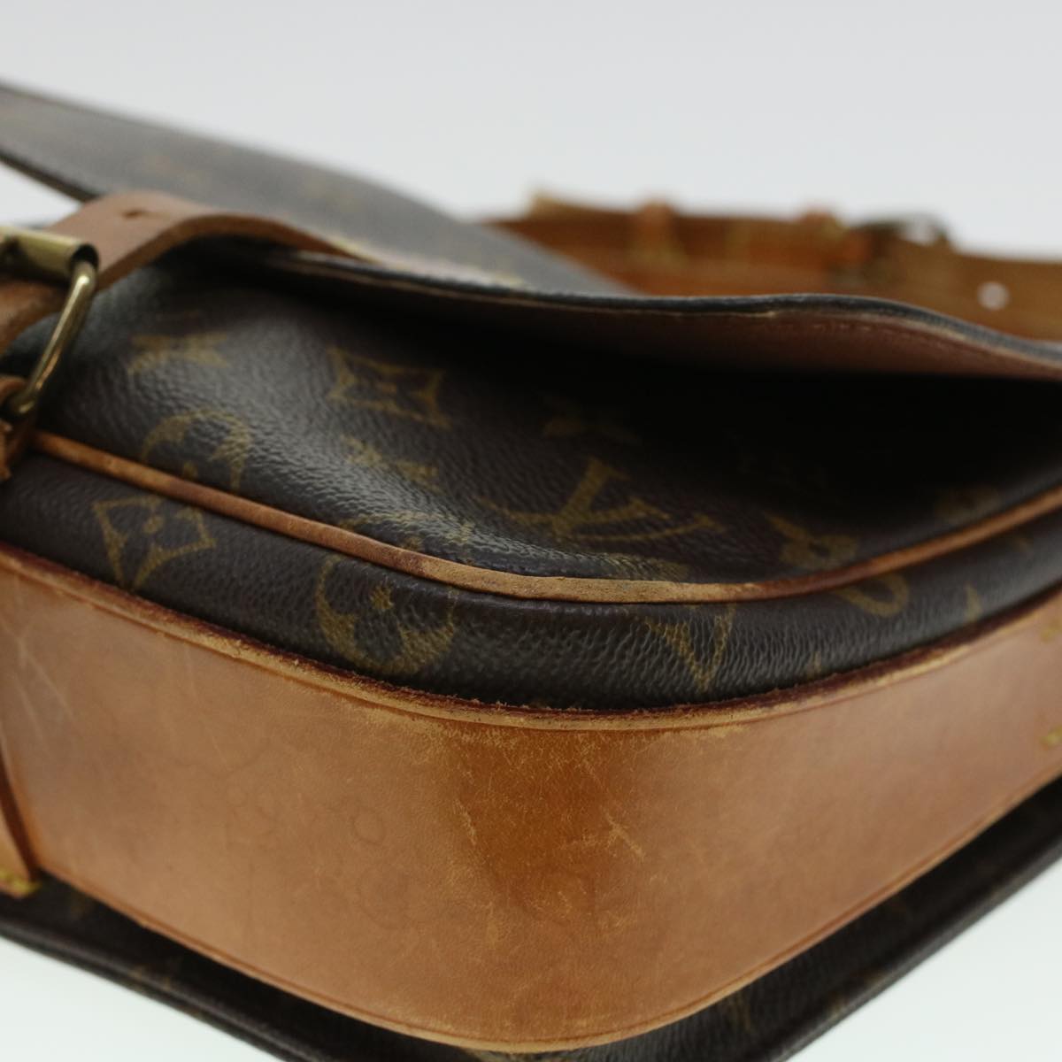 LOUIS VUITTON Monogram Cartouchiere MM Shoulder Bag M51253 LV rd5313
