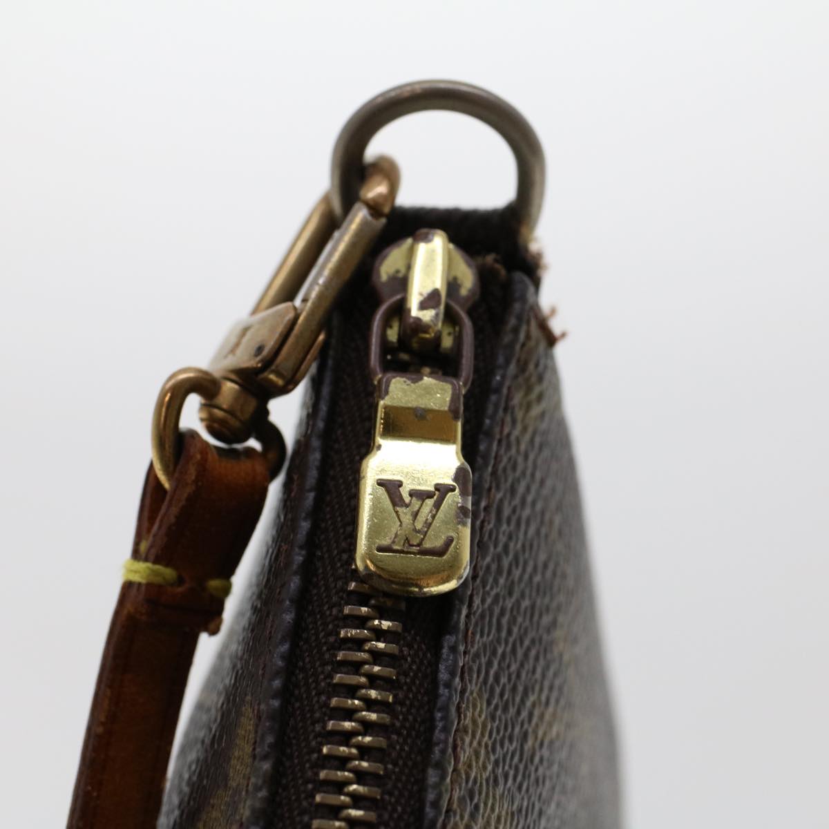 LOUIS VUITTON Monogram Pochette Accessoires Pouch M51980 LV rd5317