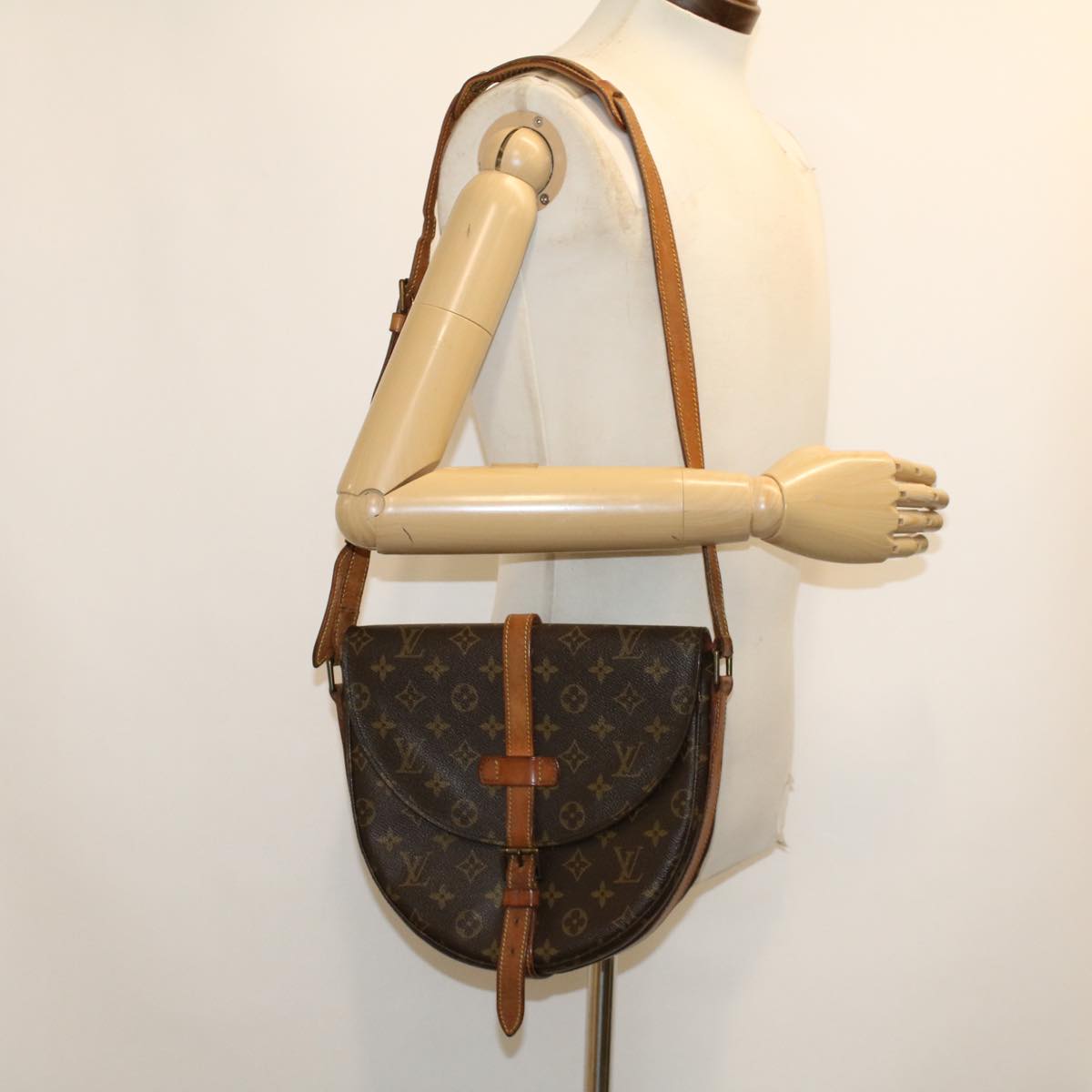 LOUIS VUITTON Monogram Chantilly MM Shoulder Bag M51233 LV rd5321