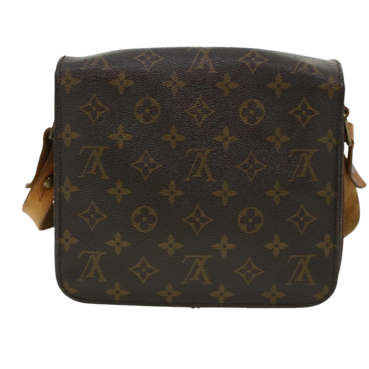 LOUIS VUITTON Monogram Cartouchiere MM Shoulder Bag M51253 LV rd5322