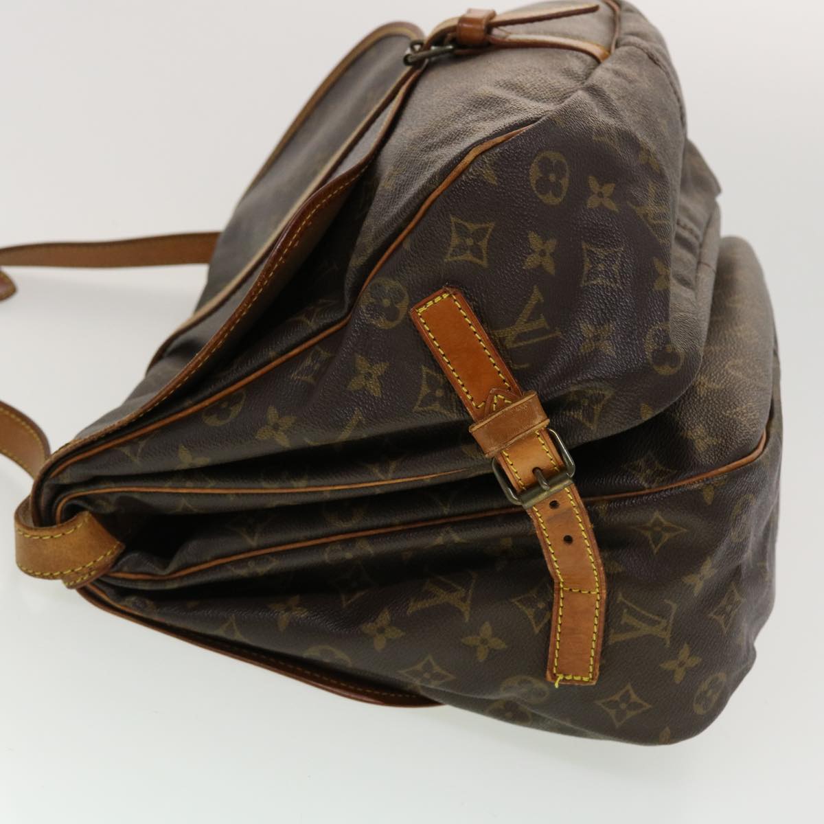LOUIS VUITTON Monogram Saumur 35 Shoulder Bag M42254 LV rd5334