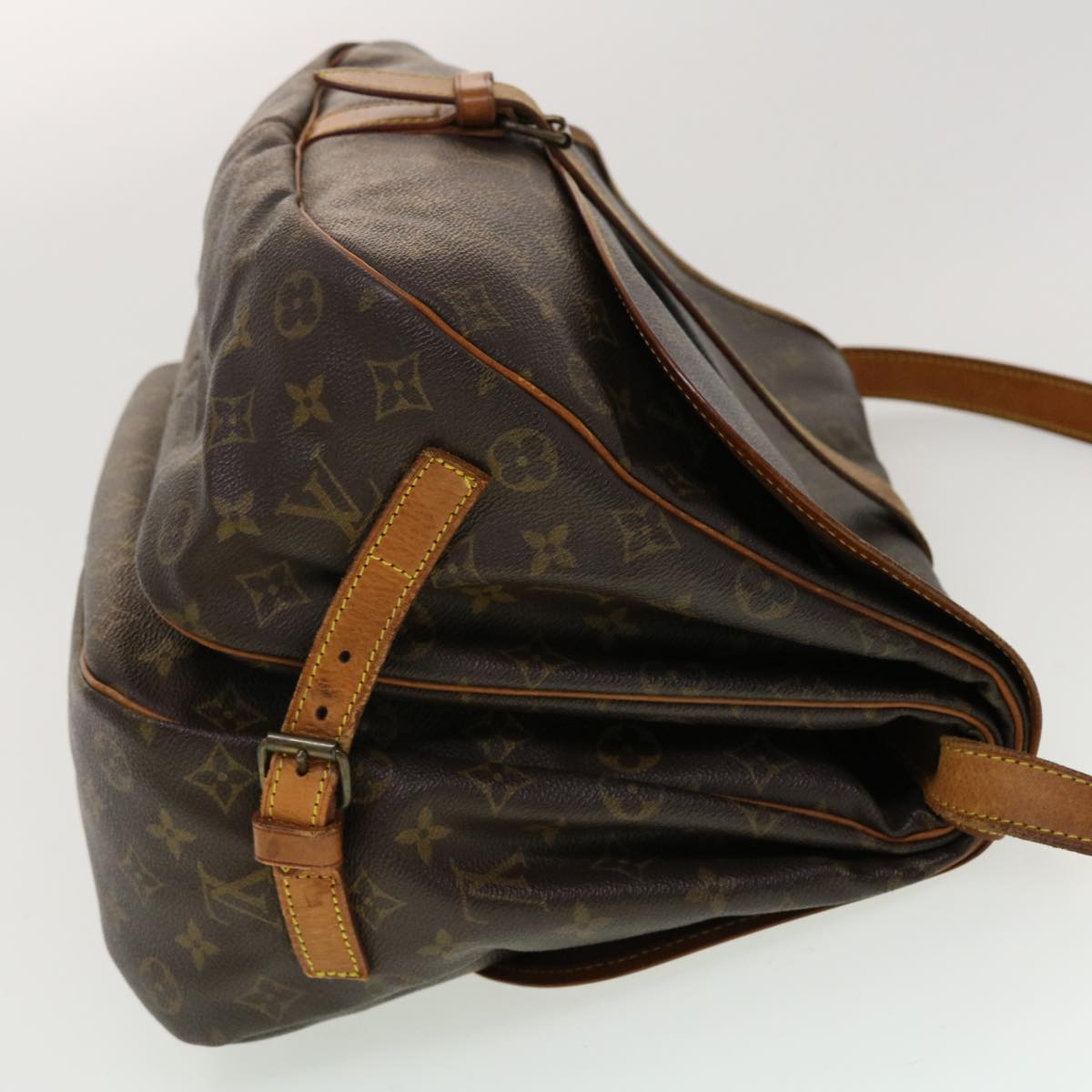 LOUIS VUITTON Monogram Saumur 35 Shoulder Bag M42254 LV rd5334
