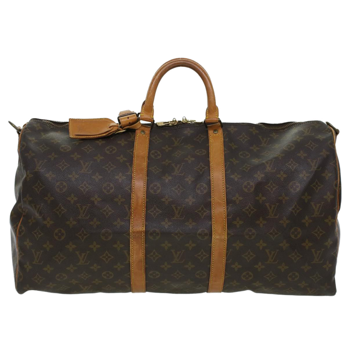 LOUIS VUITTON Monogram Keepall Bandouliere 55 Boston Bag M41414 LV rd5335