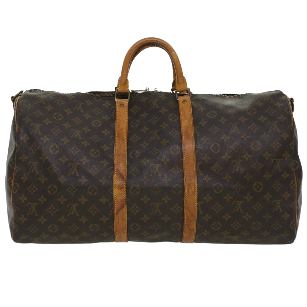 LOUIS VUITTON Monogram Keepall Bandouliere 55 Boston Bag M41414 LV rd5335