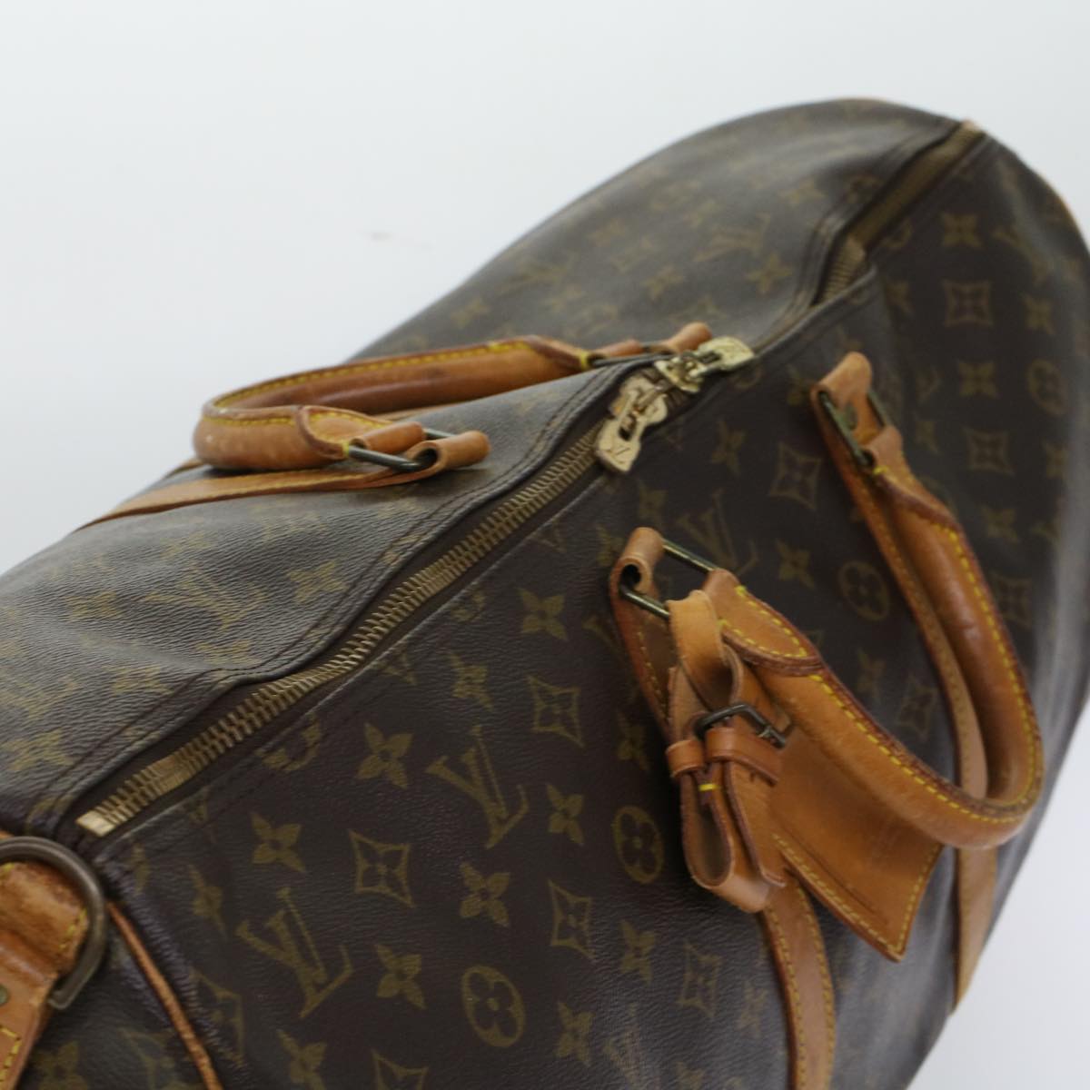 LOUIS VUITTON Monogram Keepall Bandouliere 55 Boston Bag M41414 LV rd5335
