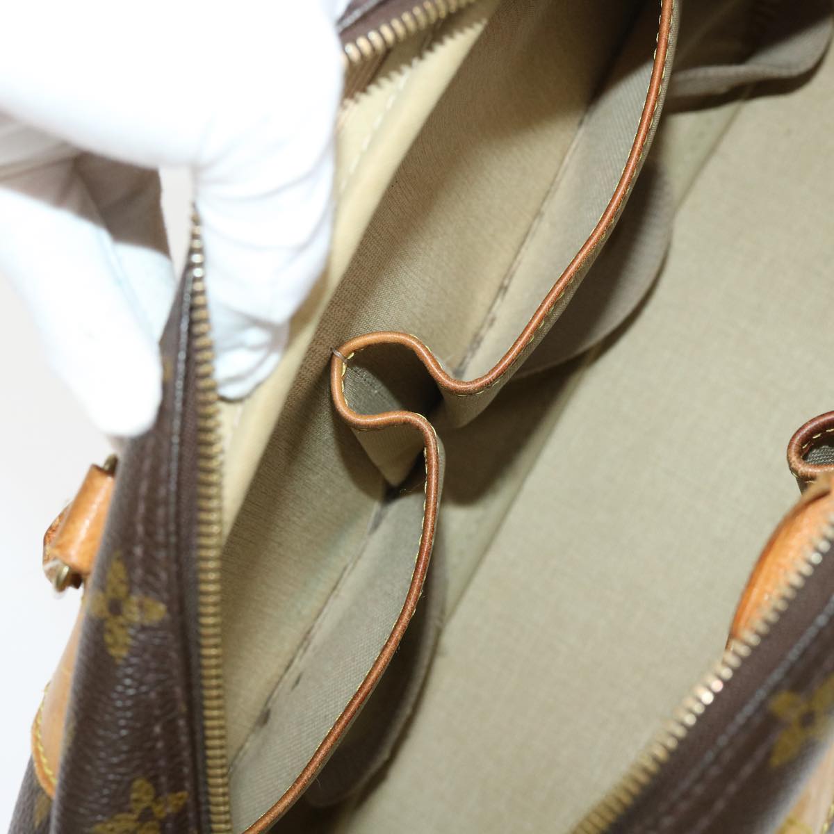 LOUIS VUITTON Monogram Deauville Hand Bag M47270 LV rd5343