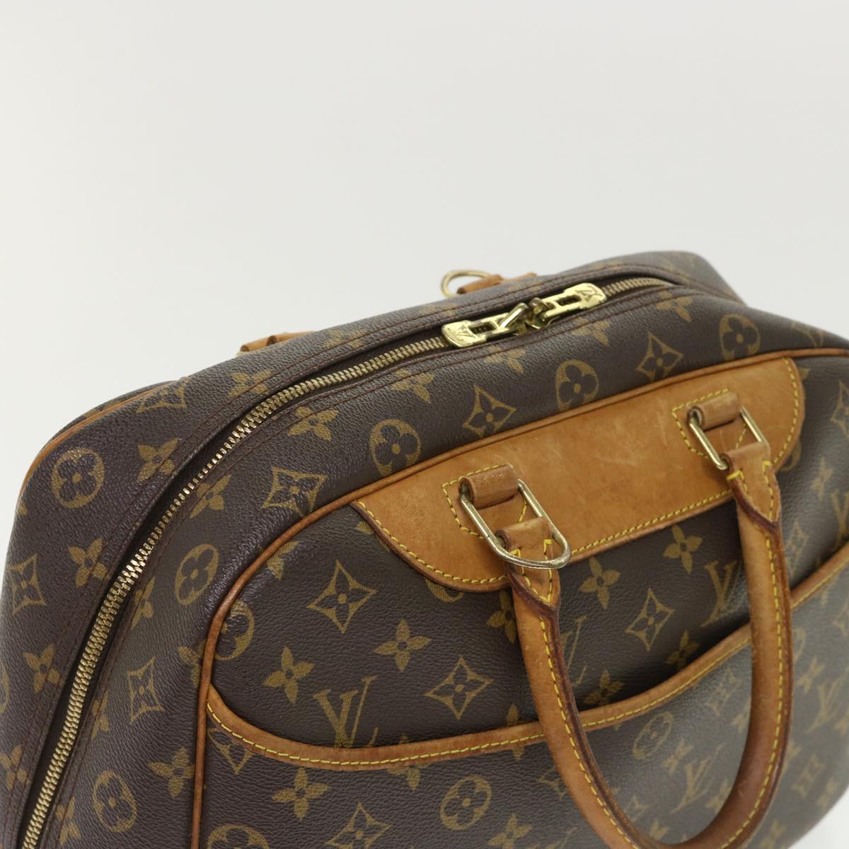 LOUIS VUITTON Monogram Deauville Hand Bag M47270 LV rd5344