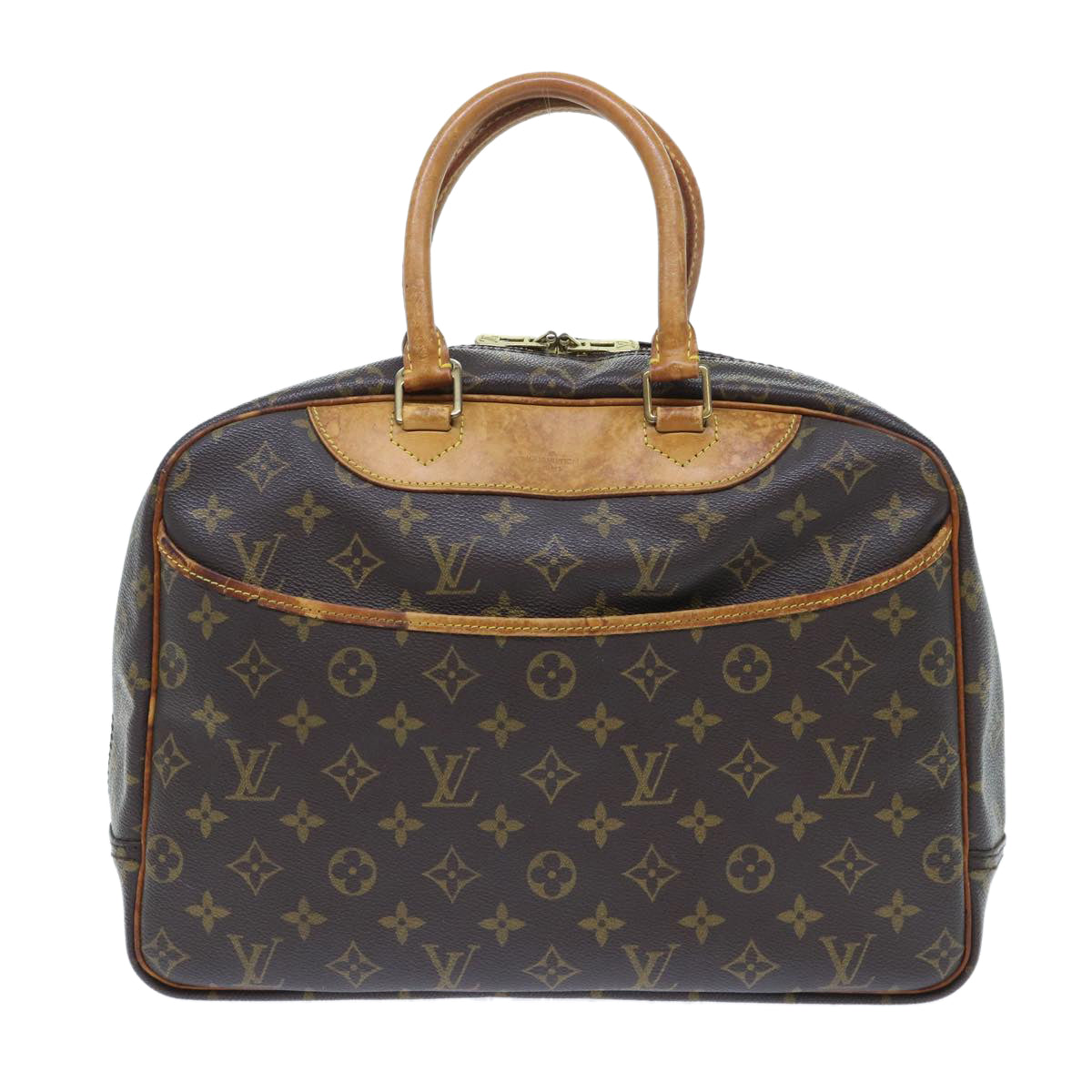 LOUIS VUITTON Monogram Deauville Hand Bag M47270 LV rd5346