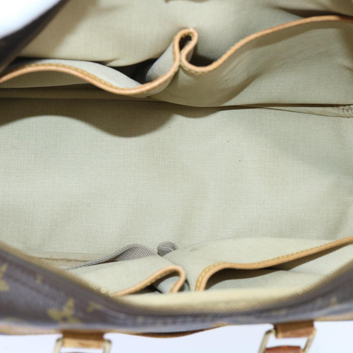 LOUIS VUITTON Monogram Deauville Hand Bag M47270 LV rd5346