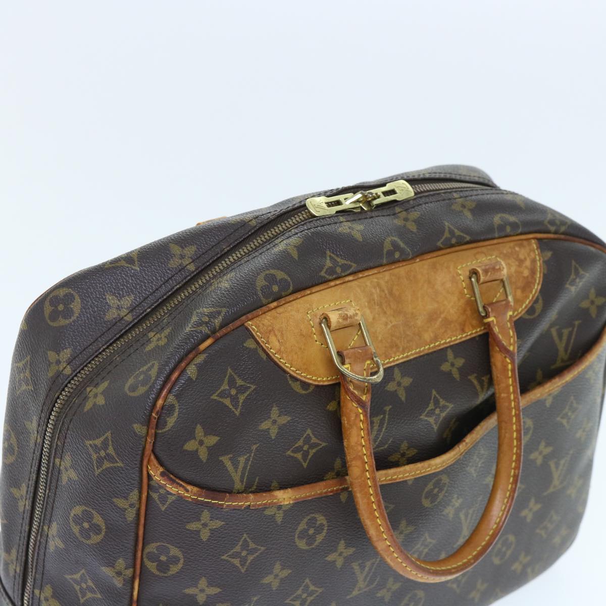 LOUIS VUITTON Monogram Deauville Hand Bag M47270 LV rd5346