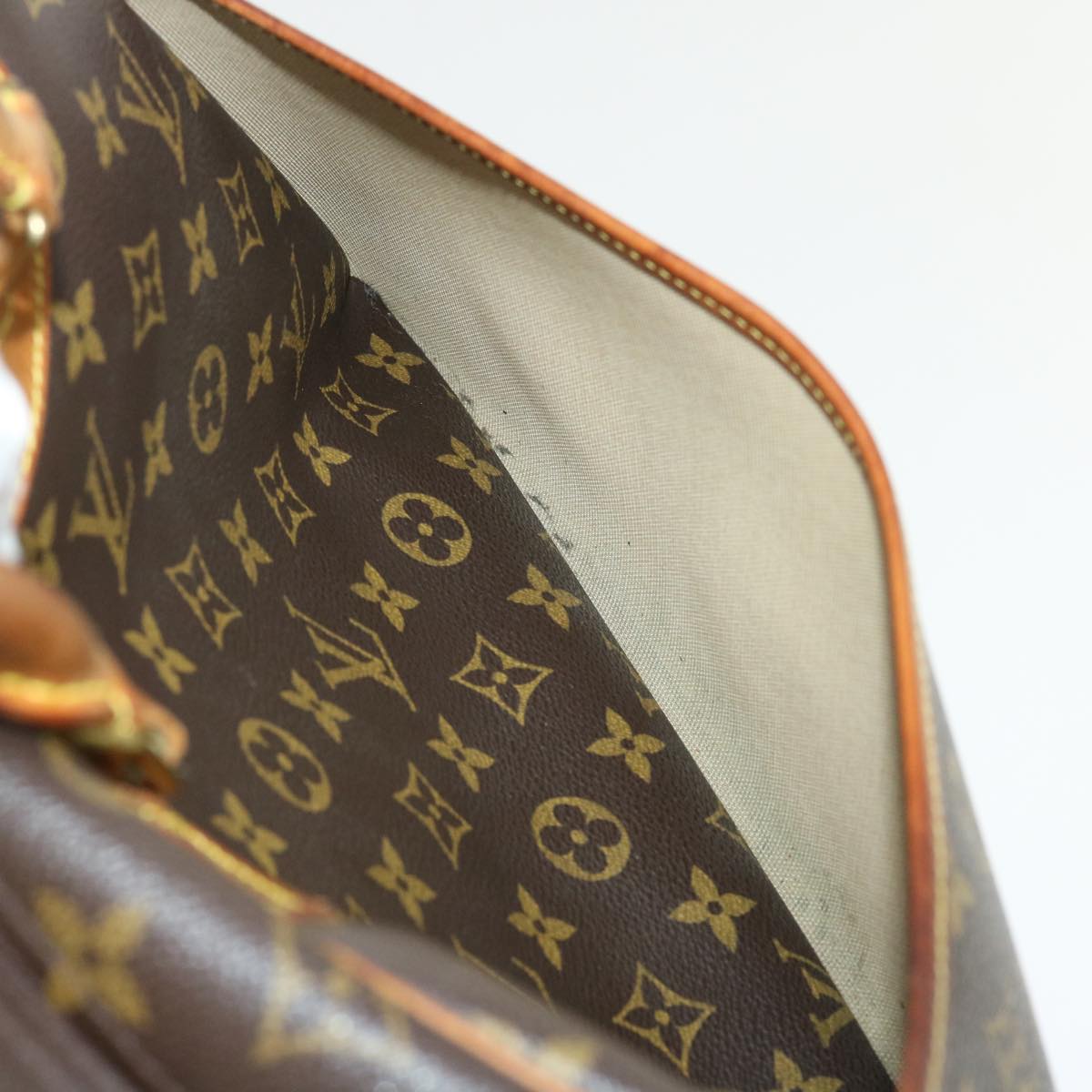 LOUIS VUITTON Monogram Deauville Hand Bag M47270 LV rd5348