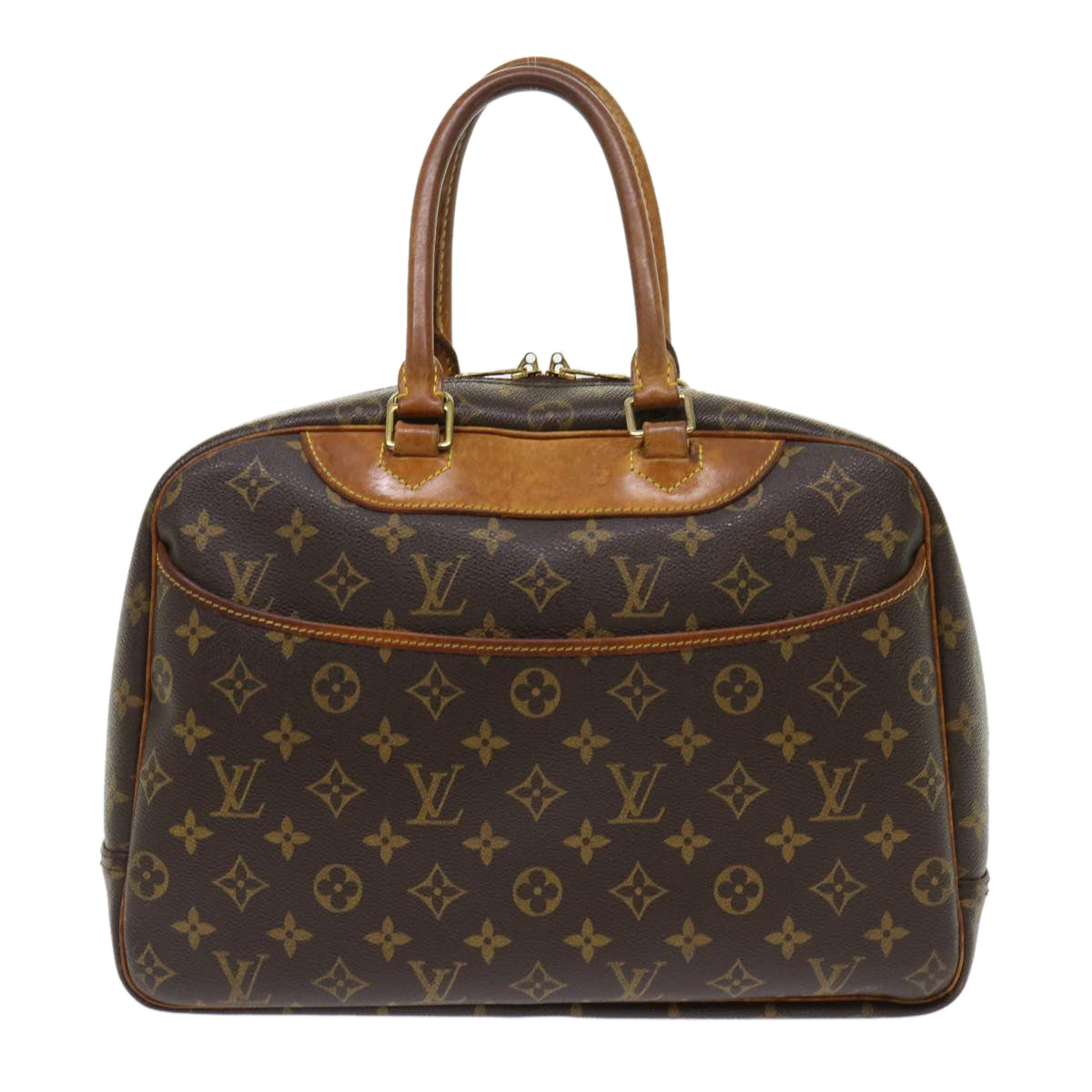 LOUIS VUITTON Monogram Deauville Hand Bag M47270 LV rd5348