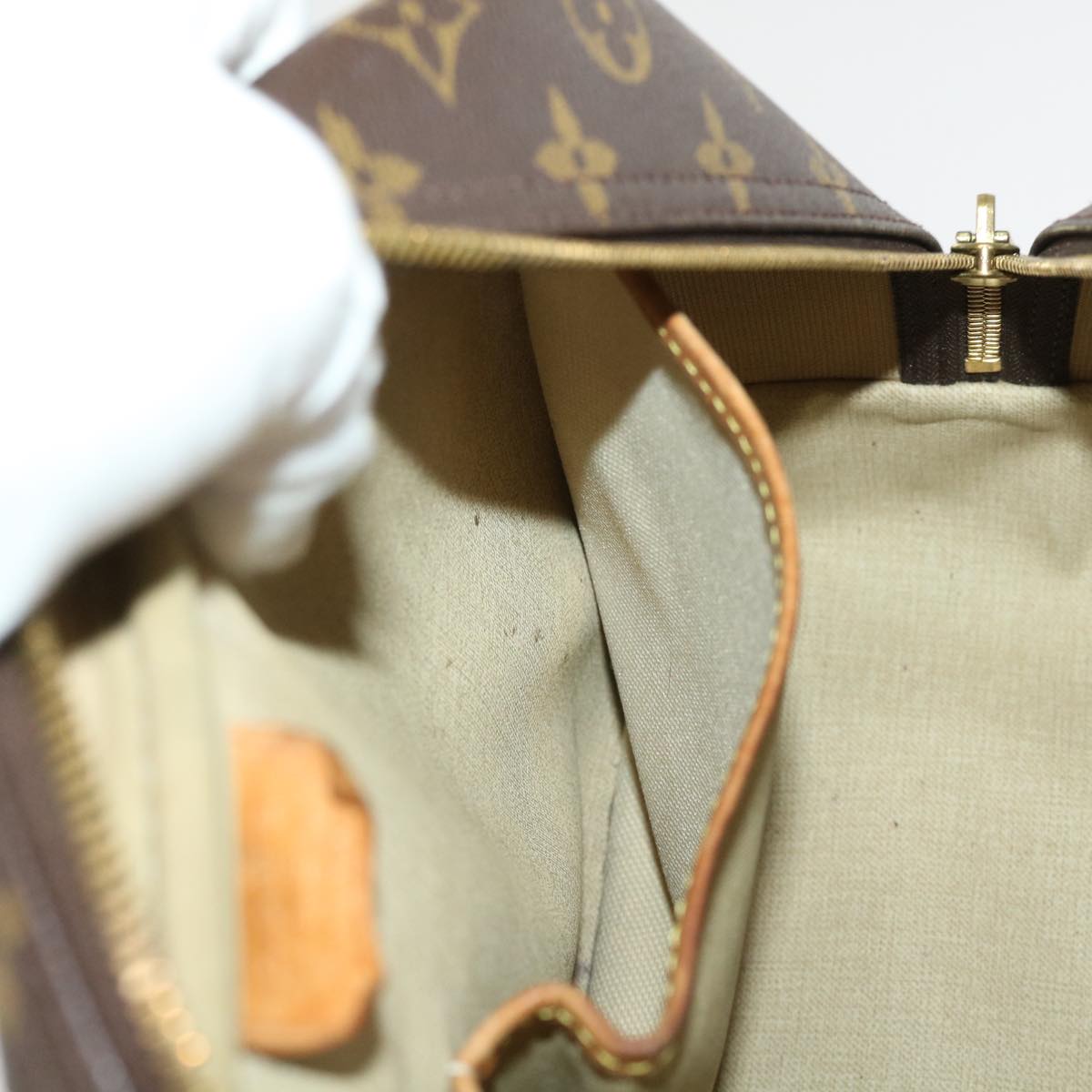 LOUIS VUITTON Monogram Deauville Hand Bag M47270 LV rd5348