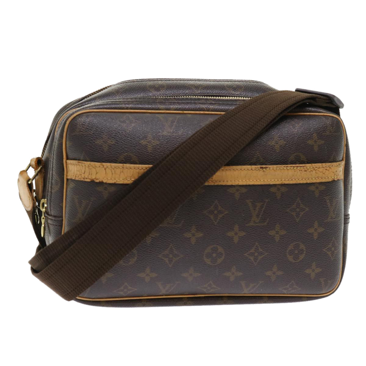 LOUIS VUITTON Monogram Reporter PM Shoulder Bag M45254 LV rd5352