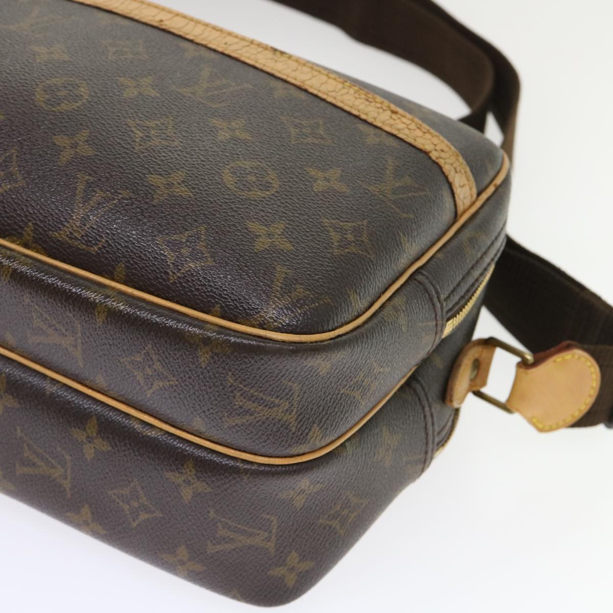LOUIS VUITTON Monogram Reporter PM Shoulder Bag M45254 LV rd5352