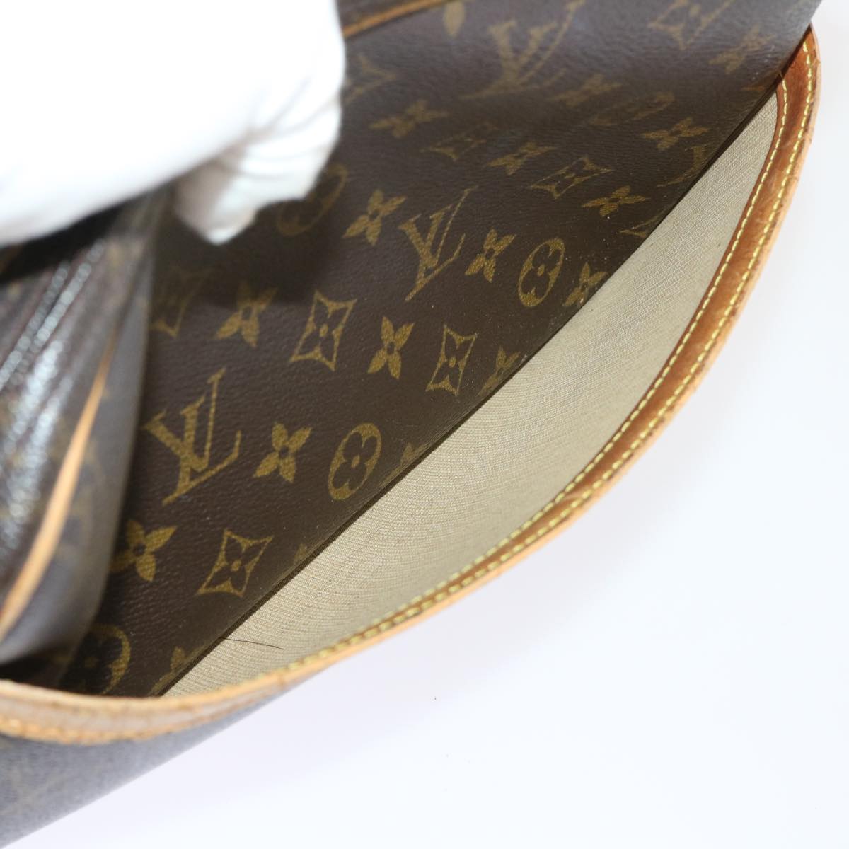 LOUIS VUITTON Monogram Reporter PM Shoulder Bag M45254 LV rd5352